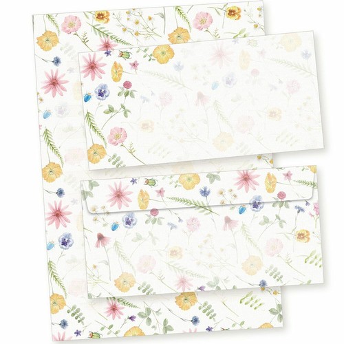 Briefpapier block set liniert - briefpapier,
