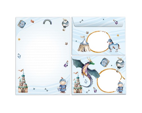 Briefpapier set kinder - briefpapier-set,