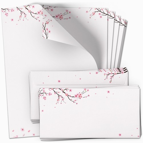 Briefpapier kirschblüte - briefpapier,