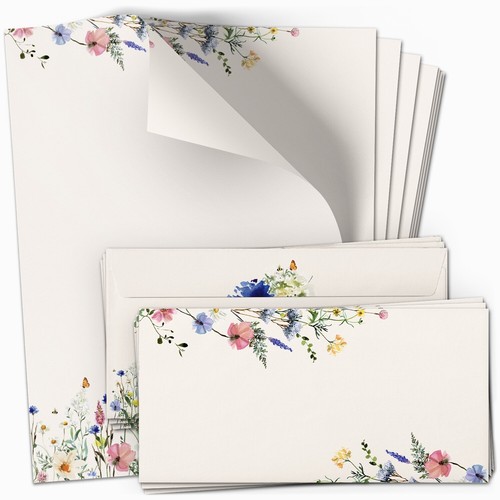 Briefpapier sommerwiese set - briefpapier,