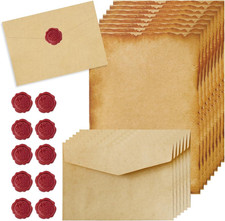 36 Stück Vintage Briefpapier