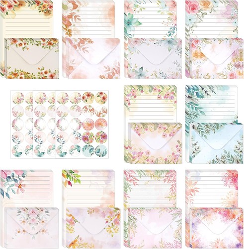 Briefpapier floral 160 stück - floral,