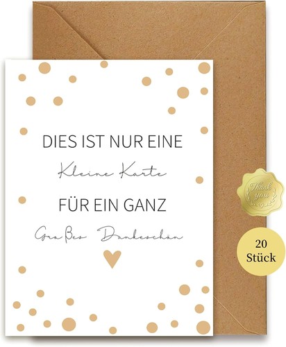 Danke karte set - karte, set,