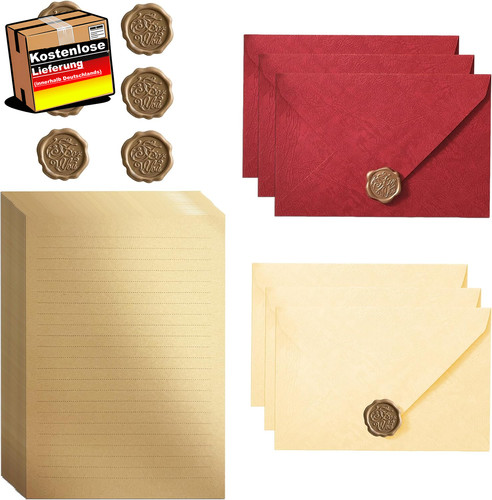 Vintage briefpapier set - vintage,