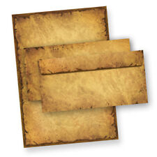 Altes Papier Briefpapier-Set