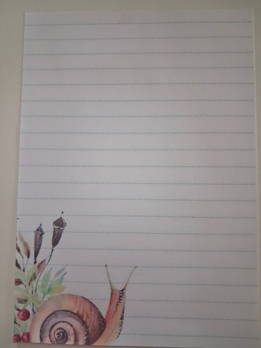 Briefpapier schnecke 20x din - schnecke,