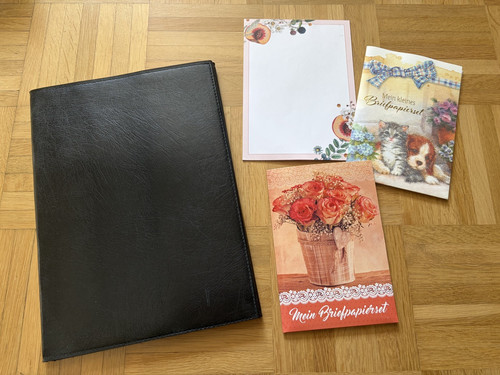 Set briefpapier schreibblock - set,
