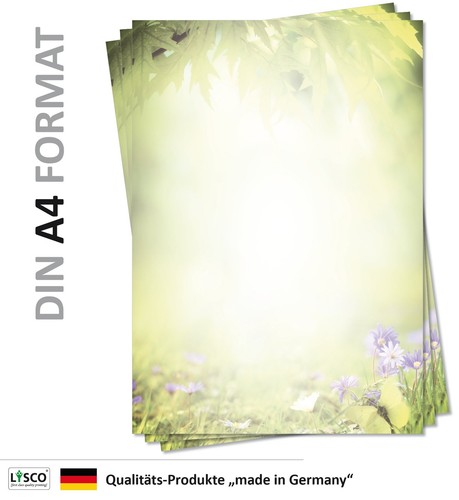 100 blatt motivpapier - 100, din