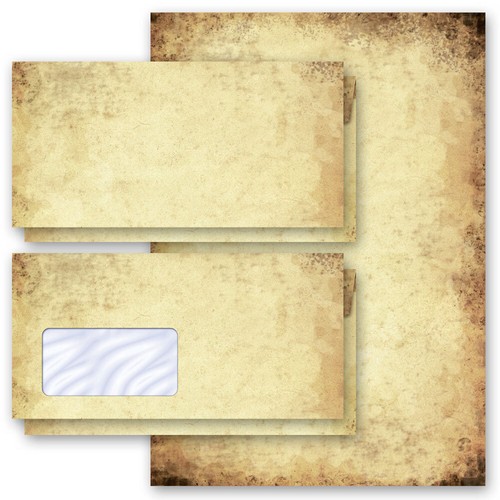 Briefpapier sets altes papier - altes,