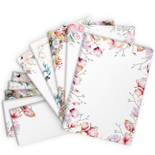 Briefpapier umschlag set - briefpapier,