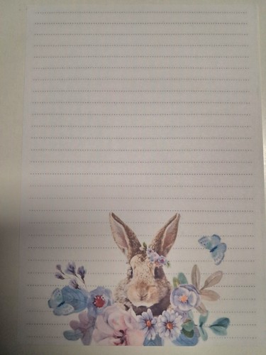 Briefpapier ostern blatt - ostern,