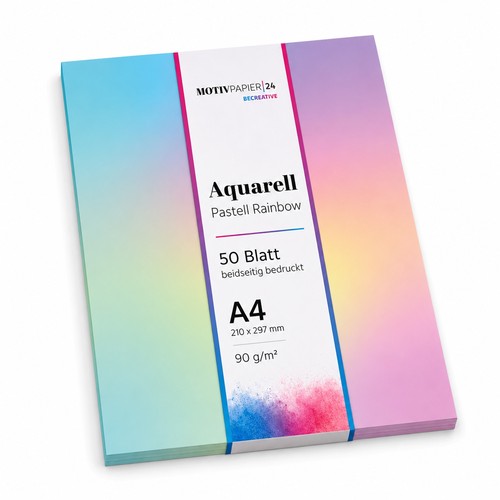 Blatt briefpapier bunt - blatt, a4