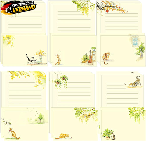 Briefpapier set mit - briefpapier,
