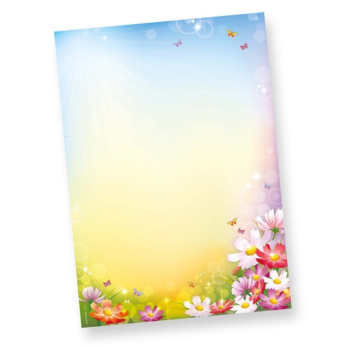 Neu motiv briefpapier bunt - motiv-briefpapier,