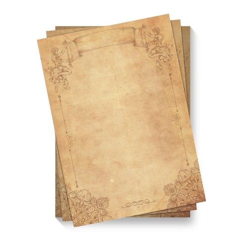 Briefpapier motivpapier din - briefpapier,