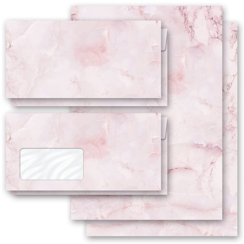 Motiv briefpapier sets - motiv-briefpapier-sets, marmor