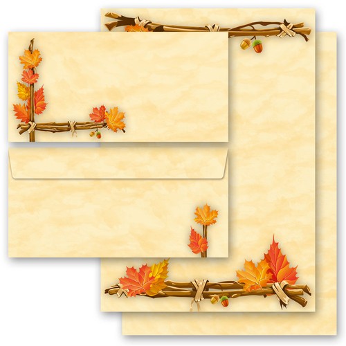 Motiv briefpapier set tlg - motiv-briefpapier-set, 20-tlg