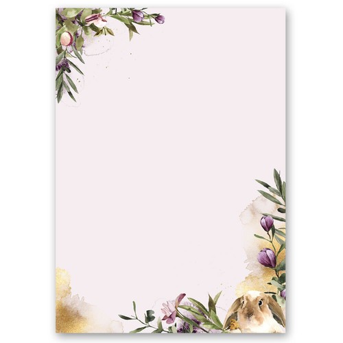 Motiv briefpapier blumennest - motiv-briefpapier,