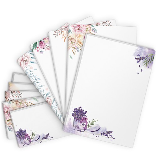 Briefpapier umschlag set - briefpapier,