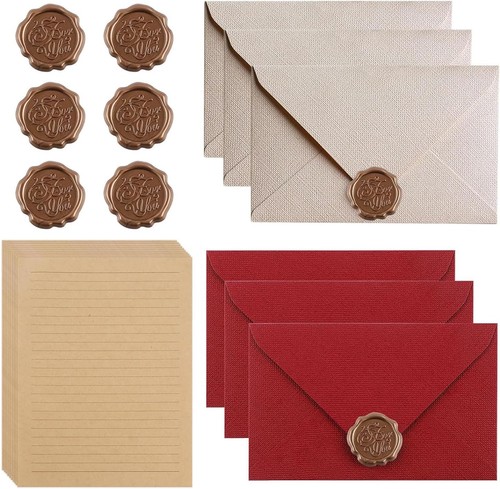 Vintage briefpapier set - briefpapier,