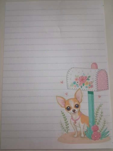 Briefpapier hund 20x din a4 - hund,