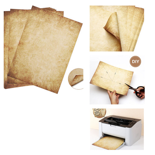 Altes papier briefpapier set - briefpapier,