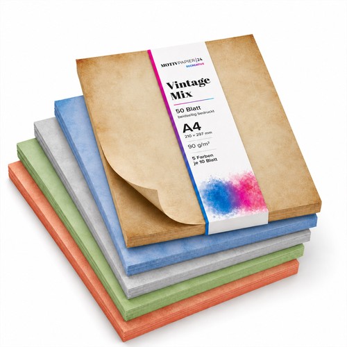 Vintage papier set retro altes - vintage,