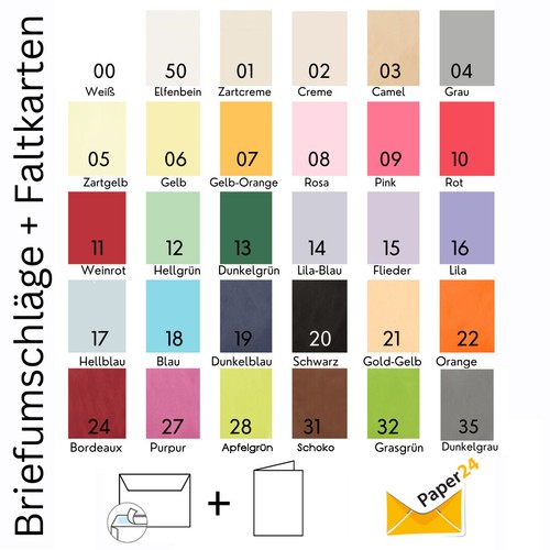 Briefumschläge b6 - 25,