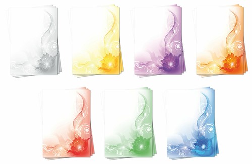 Blatt motivpapier mix - x,