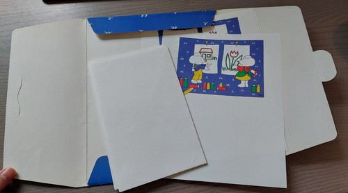 Briefpapier mit umschlag set - umschlag,,