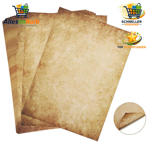 Briefpapier vintage blatt - vintage,