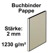 Buchbinderpappe -  2 mm -