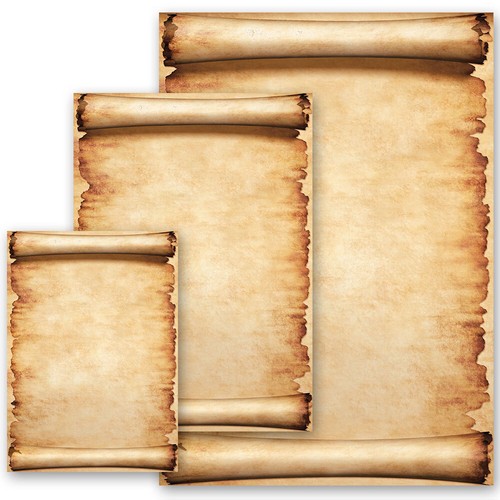 Briefpapier pergament - briefpapier,