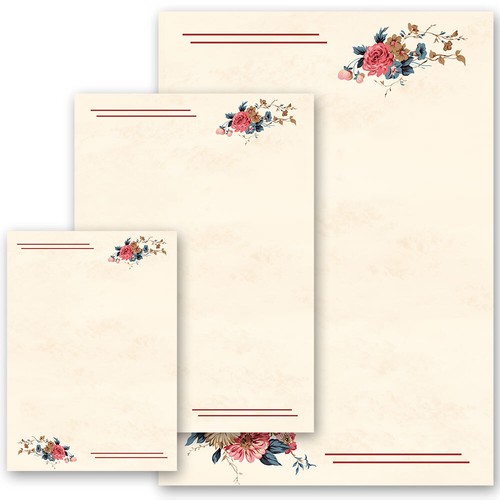 Motiv briefpapier blumenpost - motiv-briefpapier,